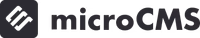 ロゴ：micorCMS